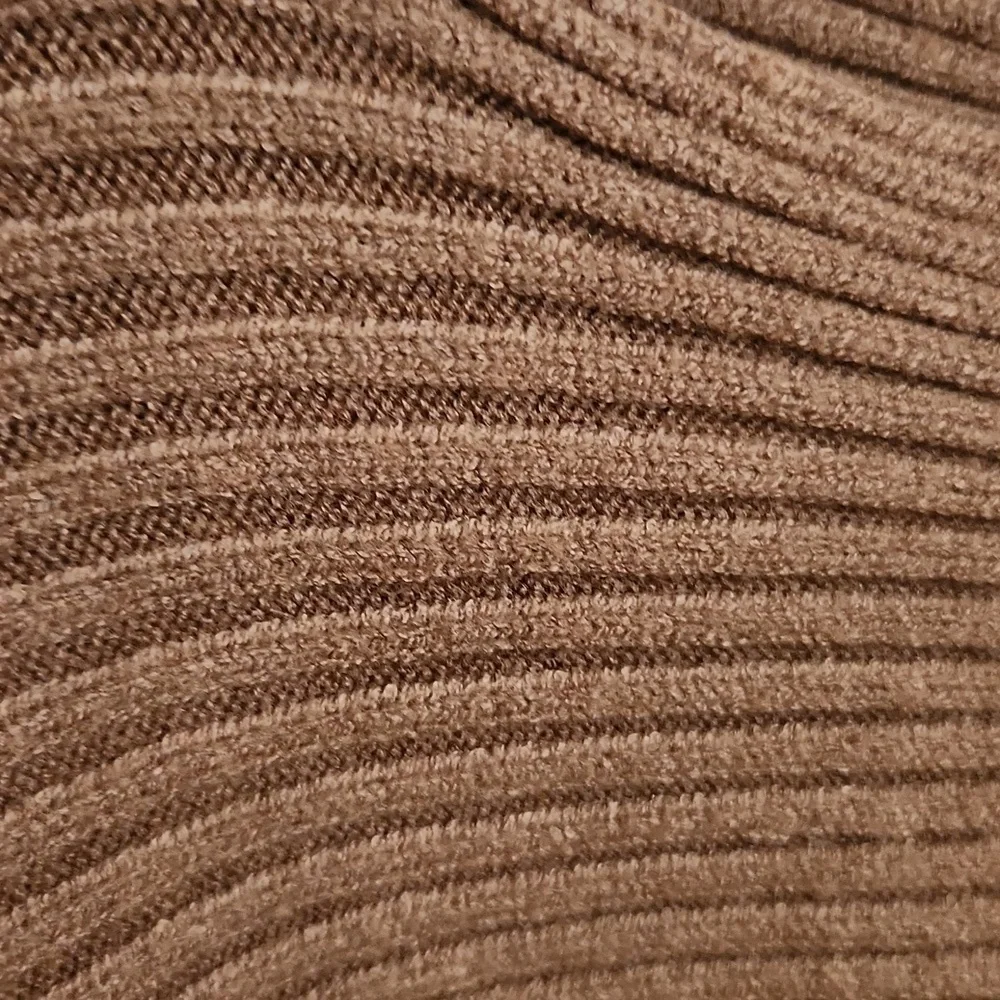 Batwing Chocolate Mocha Color Sweater Size small Lagenlook Glam Y2k Cozy - Picture 6 of 10